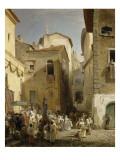 Une fête à Genazzano (Etats romains)