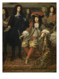 Colbert présente à Louis XIV les membres de l'Académie Royale des Sciences crée en 1667