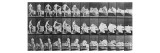 Album sur la décomposition du mouvement:Animal Locomotion: femme nue se couchant