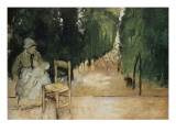 Une nourrice au jardin du Luxembourg