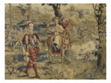 2e tenture des mois Lucas : le lion  juillet  la chasse au faucon