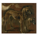 Un chien de Barbarie Etude