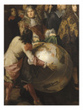 Colbert présente à Louis XIV les membres de l'Académie Royale des Sciences crée en 1667