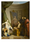 Apelle peignant Campaspe