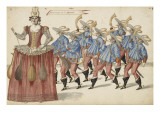 Album; Ballet des Fées de la forêt de Saint Germain : "Musiciens de campagne"; neuf figures