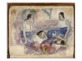 Album Noa Noa: Tahitian Women Seated in a Landscape