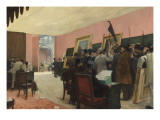Une séance du jury de peinture au Salon des Artistes français (1883 )