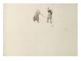 Album d'Italie : étude  ange et Saint
