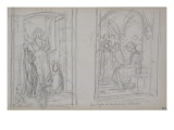 Album : Fileuse sous un porche et Bretonnes dans une église