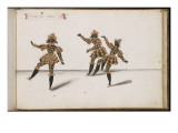 Album ; Ballet du Chasteau de Bicêtre () ; " Entrée des Diables"; trois figures