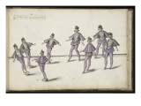Album ; Ballet des Fées des Forêts de Saint Germain ; "Entrée des Androgynes"; trois figures