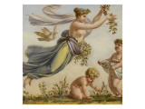 Décor du salon des Saisons de l'hôtel de Lannoy : Le Printemps