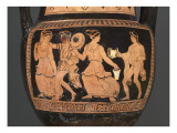 Cratère à colonnettes à figures rouges