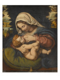 Copie de La Vierge au coussin vert
