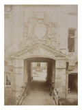 Entrée de la façade ouest du château de Saint-Germain-en-Laye