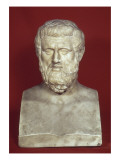 Double buste : Aristophane (vers 450-386) et Sophocle (vers 496-406)
