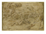 David coupant la tête de Goliath