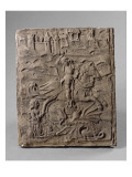 Eléments du décor du château de Gaillon : cinq bas-reliefs