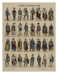 Costumes des cinq parties du monde