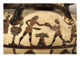 Cratère à colonnettes corinthien à figures noires dit cratère d'Eurytios