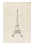 Tour Eiffel : élévation générale