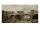 Démolition des maisons du pont Notre-Dame  en 1786