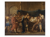 Copie d'après "La Mort de Germanicus" de N Poussin