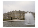 Vue extérieure  côté parc : façade centrale et angle sud-ouest
