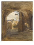 Porte percée dans la muraille des remparts de Beyrouth