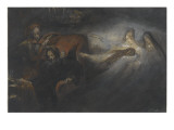 Faust dans son cabinet  Méphisto et trpos spectres de femmes