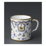 Tasse de forme Litron et soucoupe