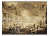 Souper des Dames dans la salle de spectacles des Tuileries en 1835