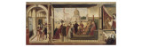 Copie d'après Carpaccio : l'arrivée des ambassadeurs (Légende de sainte Ursule  Venise  Academia)