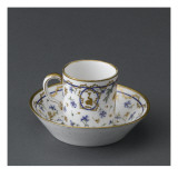 Tasse de forme Litron et soucoupe