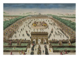 Fête de la Fédération sur le champ de Mars à Paris  le 14 juillet 1790  l'a