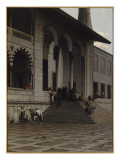 Porte de la Mosquée de Yéni-Djami à Constantinople