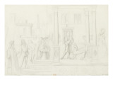 Copie d'après le miracle de saint Tryphon de Carpaccio