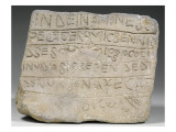 Fragment d'inscription juive