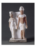 Groupe d'Amenophis IV-Akhenaton et Nefertiti