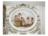 Salon des jeux de la reine Marie-Antoinette : le Feu