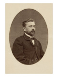 Gustave Eiffel  buste dans un oval