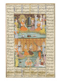 Shahnameh de Ferdowsi ou le Livre des Rois Mariage des trois filles de Séro  roi du Yémen
