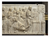 Fragment de relief architectural en deux fragments