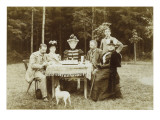 Gustave Eiffel  Claire et Adolphe Salles  3 autres personnes et un chien