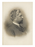Gustave Eiffel  buste de profil tourné vers la gauche