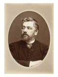 Gustave Eiffel  buste dans un ovale  bras droit sur la poitrine