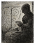 Devant le balcon (profil)