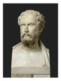Fragment de statue : tête d'un philosophe grec vivant à Rome