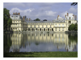 Fontainebleau : Aile de la Galerie François Ier  façade sur la cour de la Fontaine