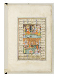Shahnameh de Ferdowsi ou le Livre des Rois Mariage des trois filles de Séro  roi du Yémen